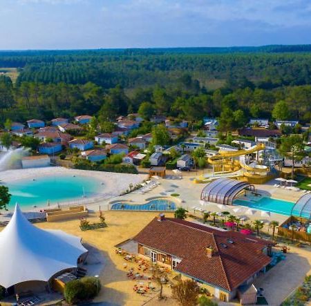 Chalet Camping Les Vignes Lit-et-Mixe Exterior foto