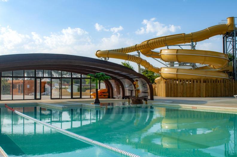 Chalet Camping Les Vignes Lit-et-Mixe Exterior foto